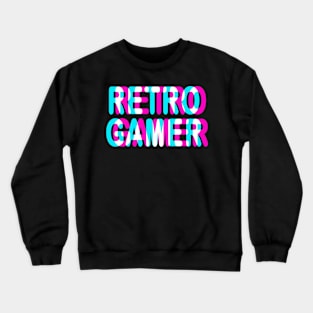 GAMING - RETRO GAMER - TRIPPY 3D GAMING Crewneck Sweatshirt